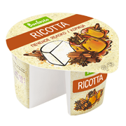 Сыр мягкий Рикотта с нап. печеное яблоко - корица TM Bonfesto (100+25г)