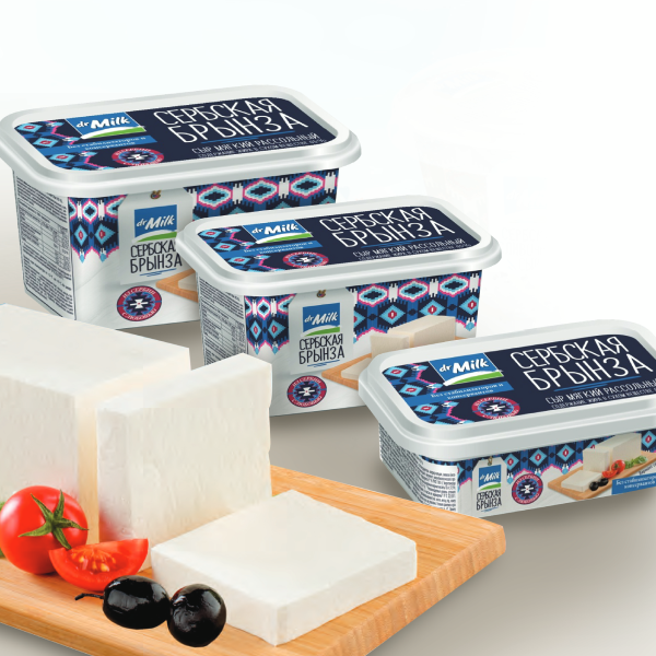 Сыр Сербская брынза с рассолом TM Dr Milk (450г)