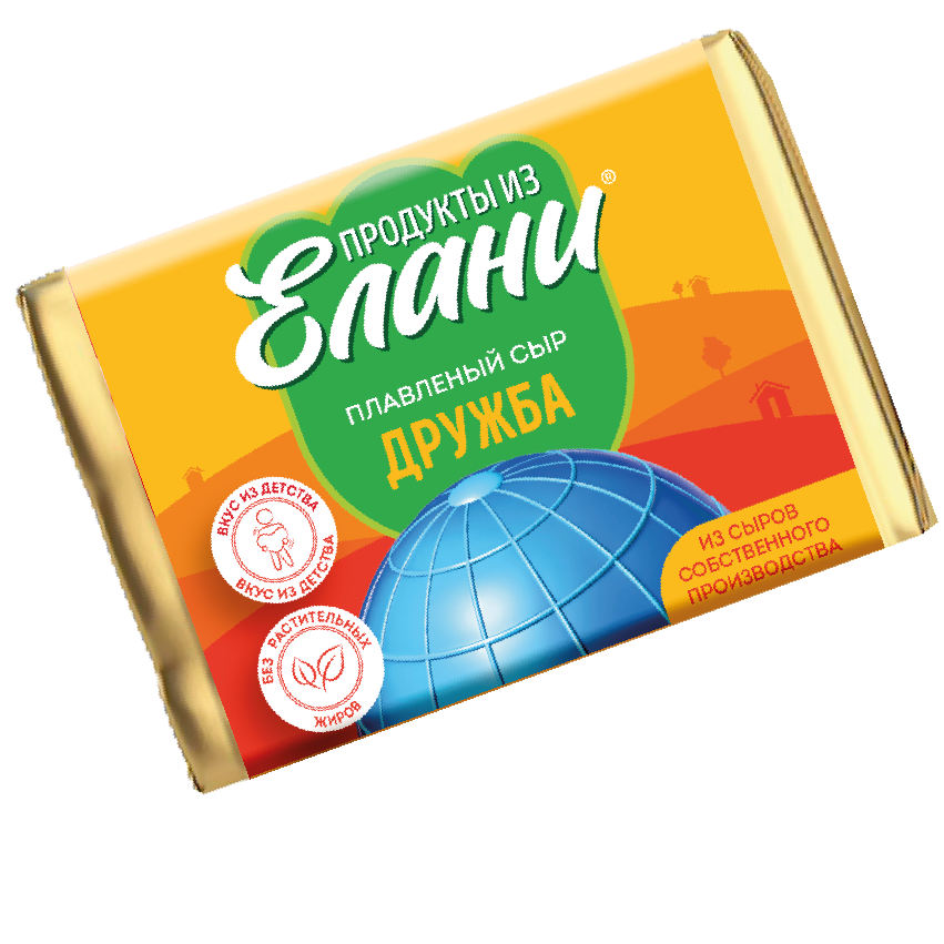 Плавленый сыр Дружба TM Продукты из Елани (фольга, 90г)