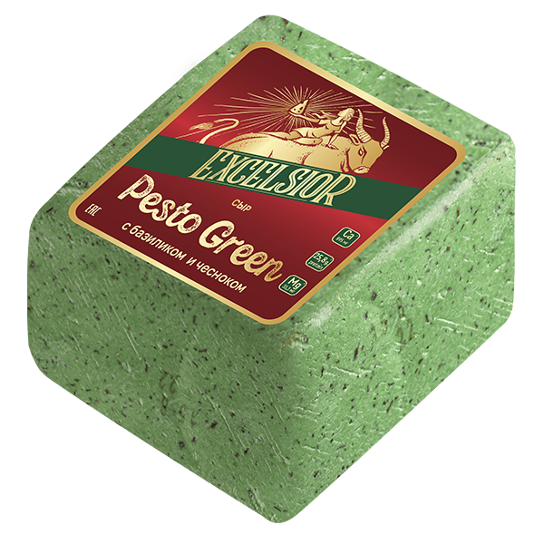 Сыр Pesto Green ТМ Excelsior (кубик)