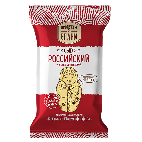 Сыр Российский TM Продукты из Елани (200г)