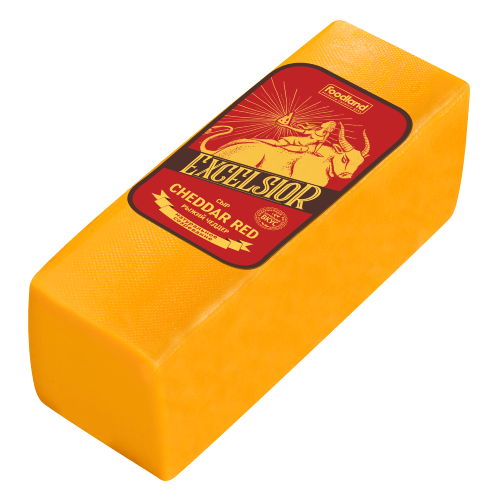 Сыр Cheddar Red TM Excelsior (брус)