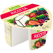 Сыр мягкий Рикотта с нап. лесные ягоды TM Bonfesto (100+25г)