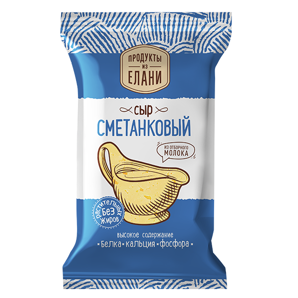 Сыр Сметанковый TM Продукты из Елани (200г)