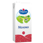 Молоко ультрапаст., 3,1% TM Савушкин продукт (1л)
