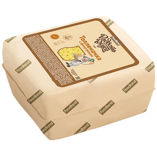 Сыр Топленочка с фенугреком TM Радость вкуса (кубик)