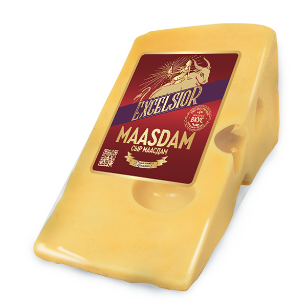 Сыр Maasdam ТМ Excelsior (сегмент)