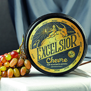Сыр Chevre из козьего молока ТМ Excelsior (латекс, малый круг)