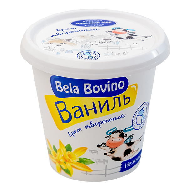 Крем творожный взбитый Bela Bovino Ваниль,3% (110г)