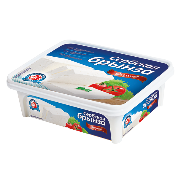 Сыр Сербская Брынза, 40%, TM Млекара Шабац (200г)