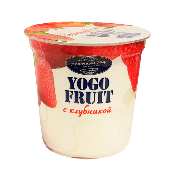 Йогурт YOGO FRUIT с наполнителем "Клубника" (150г)