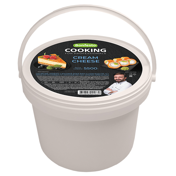 Сыр мягкий Кремчиз TM CooKing (5,5кг)