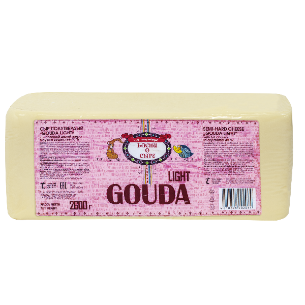 Сыр Gouda Light ТМ Басни о сыре