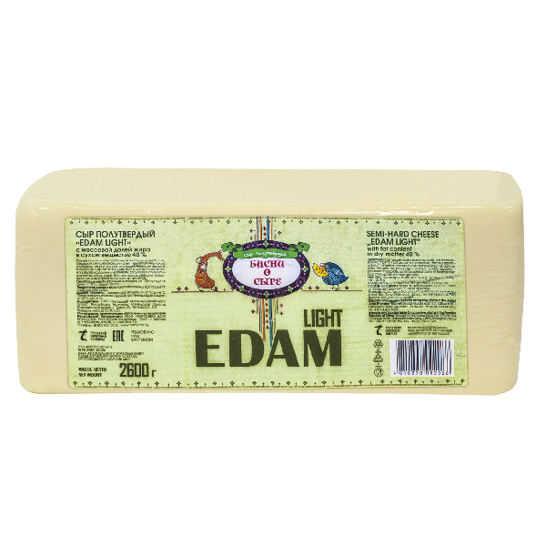 Сыр Edam Light ТМ Басни о сыре
