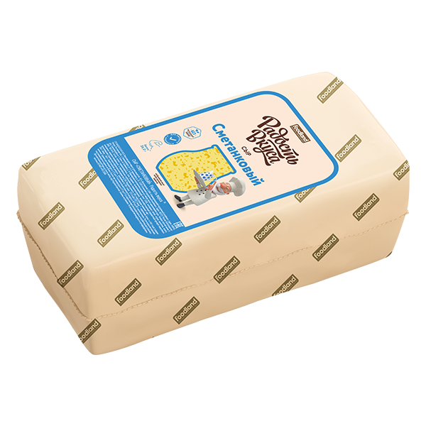 Сыр Сметанковый TM Радость вкуса (брус) 40%