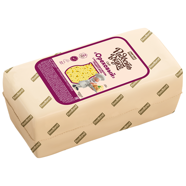 Сыр Ореховый с фенугреком и вкусом грецкого ореха TM Радость вкуса (брус) 40%