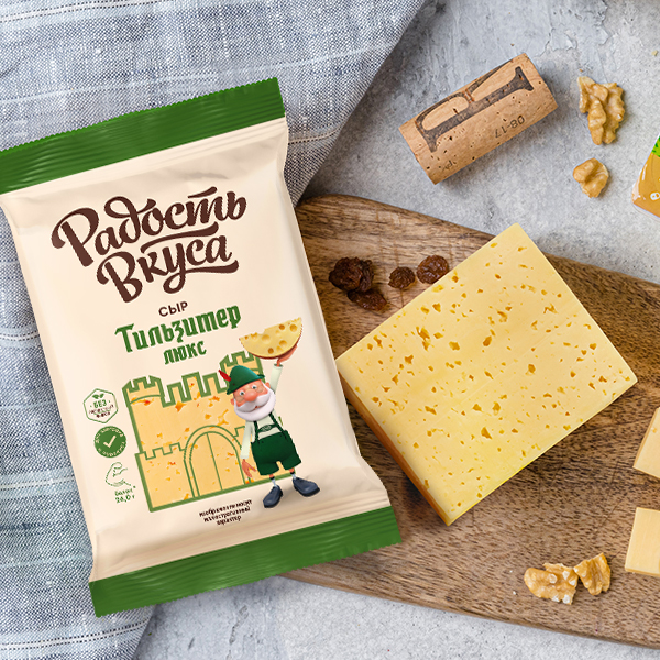 Сыр Тильзитер Люкс TM Радость вкуса (180г) 40%