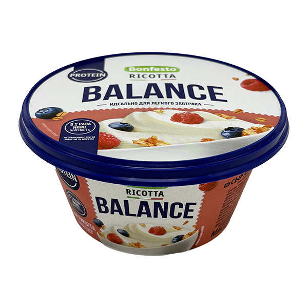 Сыр мягкий Рикотта Balance TM Bonfesto (220г)