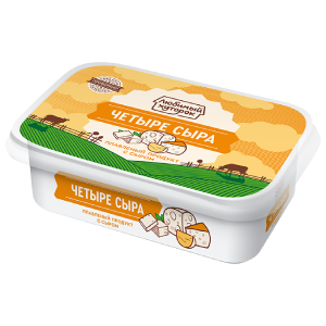 Плавленый продукт с сыром «Четыре сыра» пастообразный ТМ Любимый Хуторок