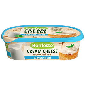 Сыр творожный Кремчиз сливочный ТМ Bonfesto (140г)