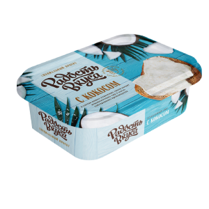 Плавленый сыр "С кокосом" TM Радость вкуса (ванночка, 180г)