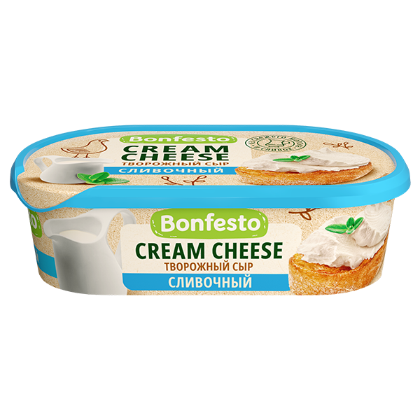 Сыр творожный Кремчиз сливочный ТМ Bonfesto
