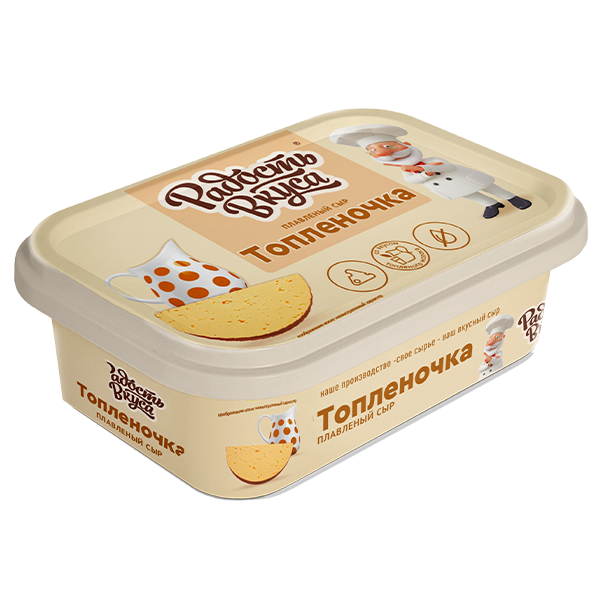 Плавленый сыр Топленочка TM Радость вкуса (ванночка, 180г)
