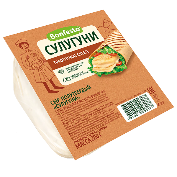 Сыр Сулугуни ТМ Bonfesto о сыре (200г)