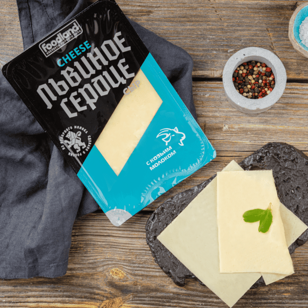 Сыр Львиное Сердце с козьим молоком (слайс, 150г)