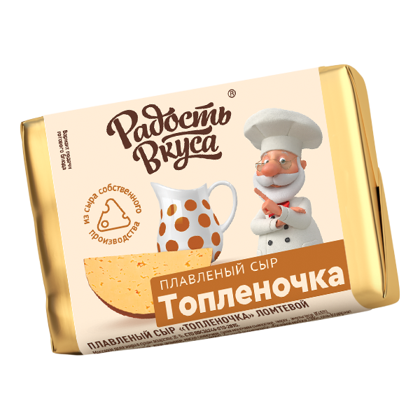Плавленый сыр Топленочка TM Радость вкуса (ванночка, 90г)