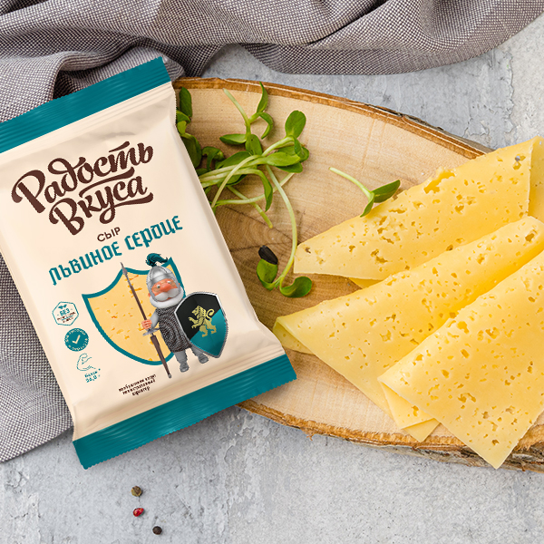 Сыр Львиное сердце TM Радость вкуса (180г) 40%