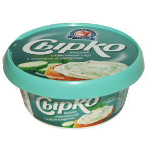 Сыр мягкий Сырко с огурцом и укропом TM Млекара Шабац (100г)