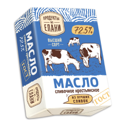 Масло Крестьянское 72,5% TM Продукты из Елани (180г)