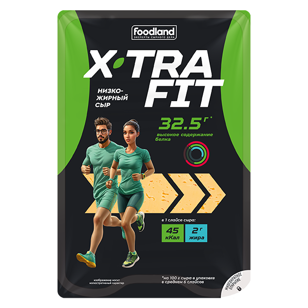 Сыр «X-tra Fit» (слайс, 125г)