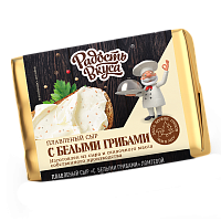Плавленый сыр с белыми грибами 35% ТМ Радость вкуса (фольга, 90г)