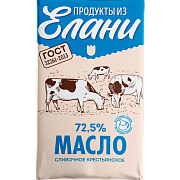 Масло Крестьянское 72,5% TM Продукты из Елани (180г)