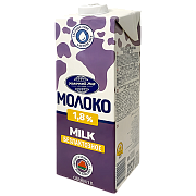 Молоко стерилизованное безлактозное, 1,8% ТМ Молочный Мир (1Л)