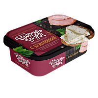 Плавленый сыр "С бужениной" ТМ Радость вкуса (ванночка, 180 г)